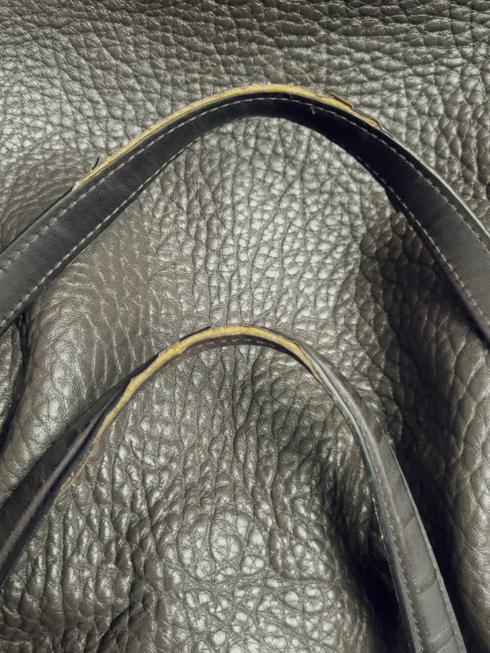 Coach ~ Edie Bag 42 ~ Mixed Leather Buffalo Embossed  Shoulder Bag / Purse - Picture 8 of 10